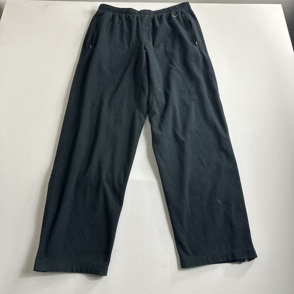 Nike Therma Fit Sweatpants Mens Size XL‎ Black Fleece Active Athletic Casual Gym - Picture 1 of 8